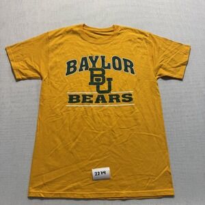 Baylor Bears T-Shirt Youth Sz M Yellow New Without Tags